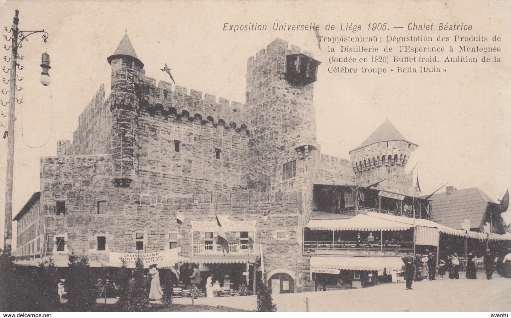 LIEGE / EXPOSITION 1905 / CHALET BEATRICE  / CAFE RESTAURANT - Luik