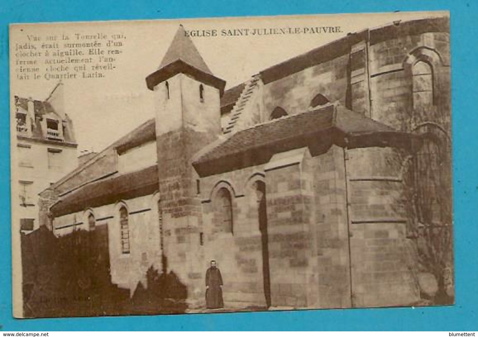 CPA Eglise Saint-Julien-le-Pauvre PARIS Vème - District 05