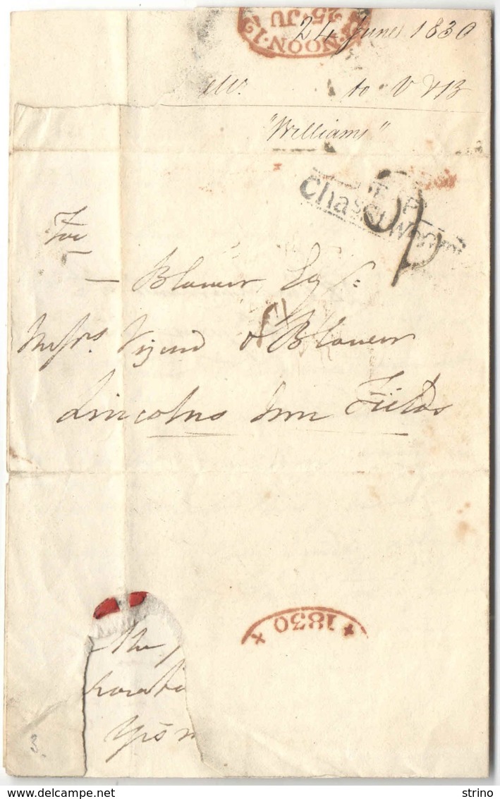 AR89) GREAT BRITAIN - London Local Post - TP Charles Street Westminster - 1830 - ...-1840 Precursori