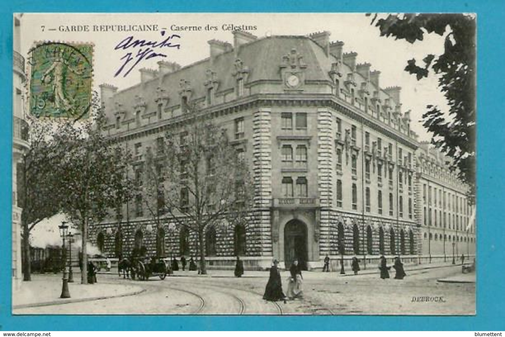 CPA 7 - Garde Républicaine - Caserne Des Célestins PARIS IVème - Paris (04)