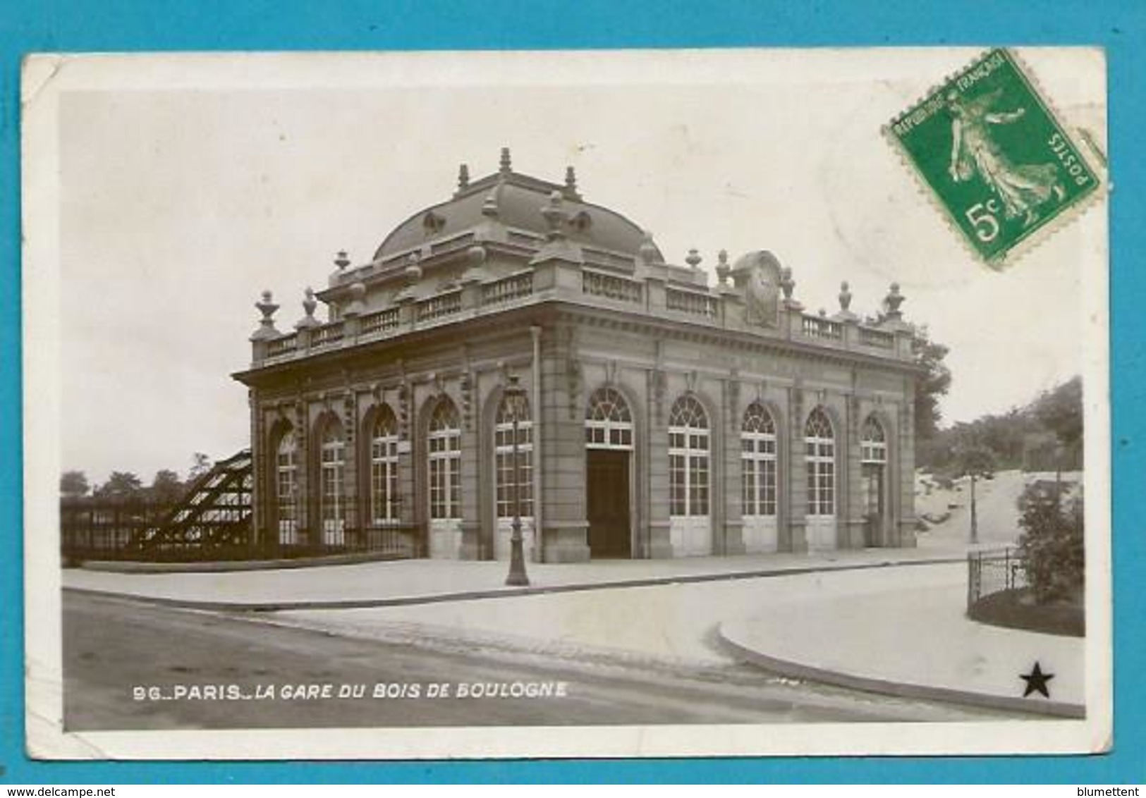 CPA 96 - La Gare Du Bois De Boulogne PARIS - Altri & Non Classificati