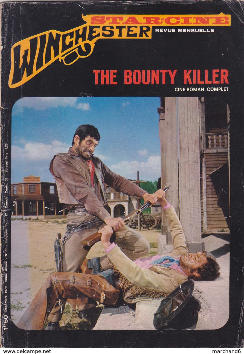 Star Ciné Winchester Film The Bounty Killer Avec Richard Wiler Thomas Milian Ella Karin N16 Décembre1970 Monty Polnareff - Films