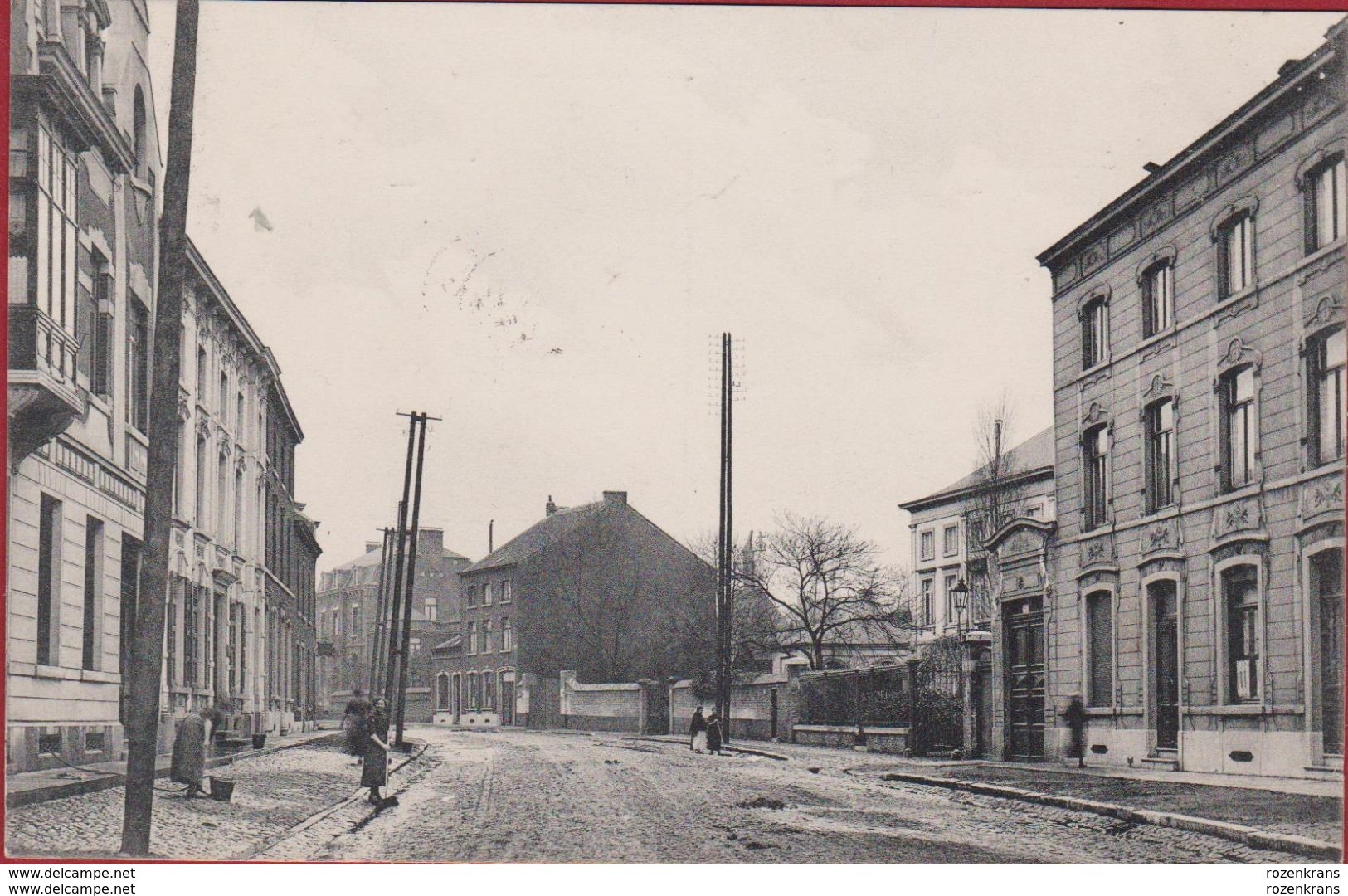 Châtelet Rue De Couillet  Circulée HENEGOUWEN Hainaut CPA Rare Geanimeerd Animee (En Très Bon Etat) - Châtelet