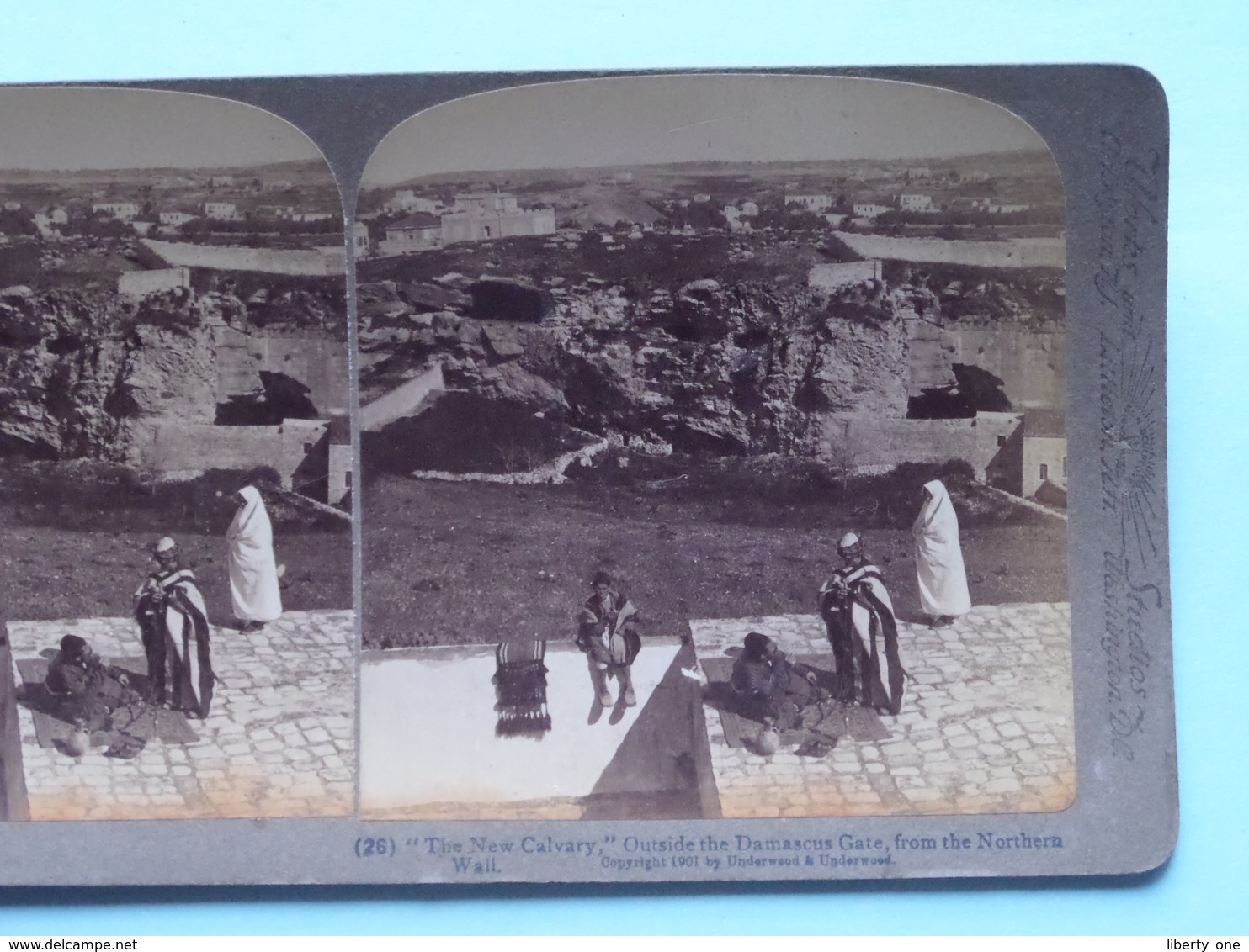 The New Calvary Outside The DAMASCUS Gate Northern ( N° 26 ) Stereo Photo : Underwood & Underwood Publi ( Voir Photo ) ! - Photos Stéréoscopiques