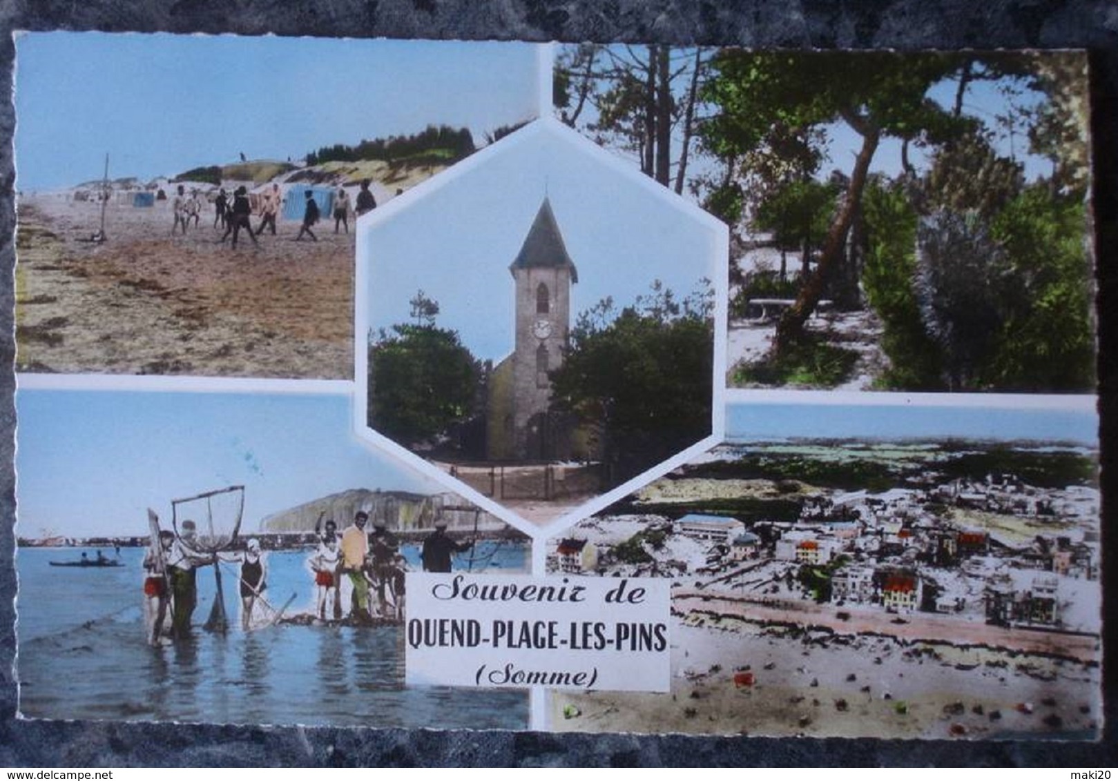 (80). QUEND-PLAGE-LES-PINS. SOUVENIRS MULTIVUES.1960. - Quend