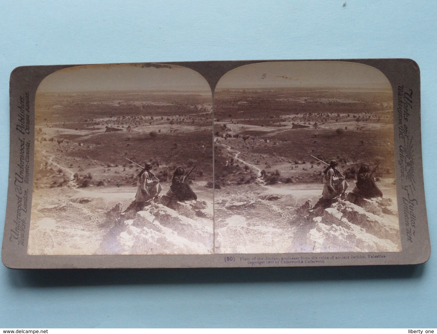 Plain Of The Jordan, Jericho, Palestine ( N° 50 ) Stereo Photo : Underwood & Underwood Publi ( Voir Photo ) ! - Stereoscoop
