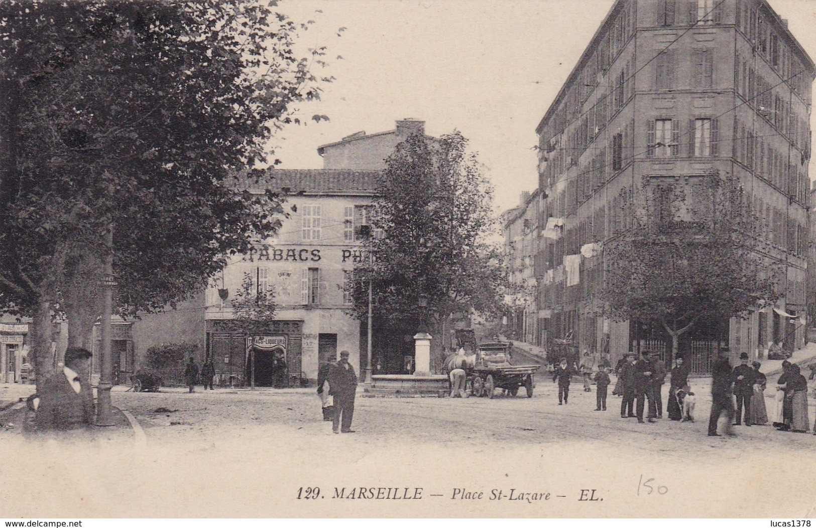 13 / MARSEILLE / PLACE SAINT LAZARE / EL 129 - Stazione, Belle De Mai, Plombières