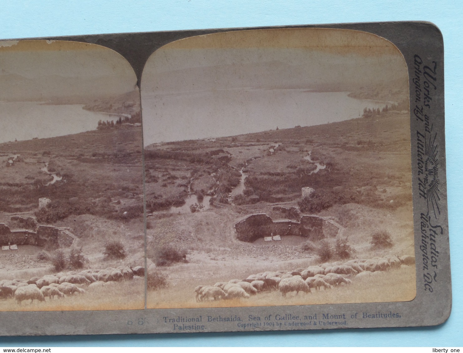 Traditional Bethsaida, Galilee Palestine / Stereo Photo : Underwood & Underwood Publi ( Voir Photo ) ! - Photos Stéréoscopiques