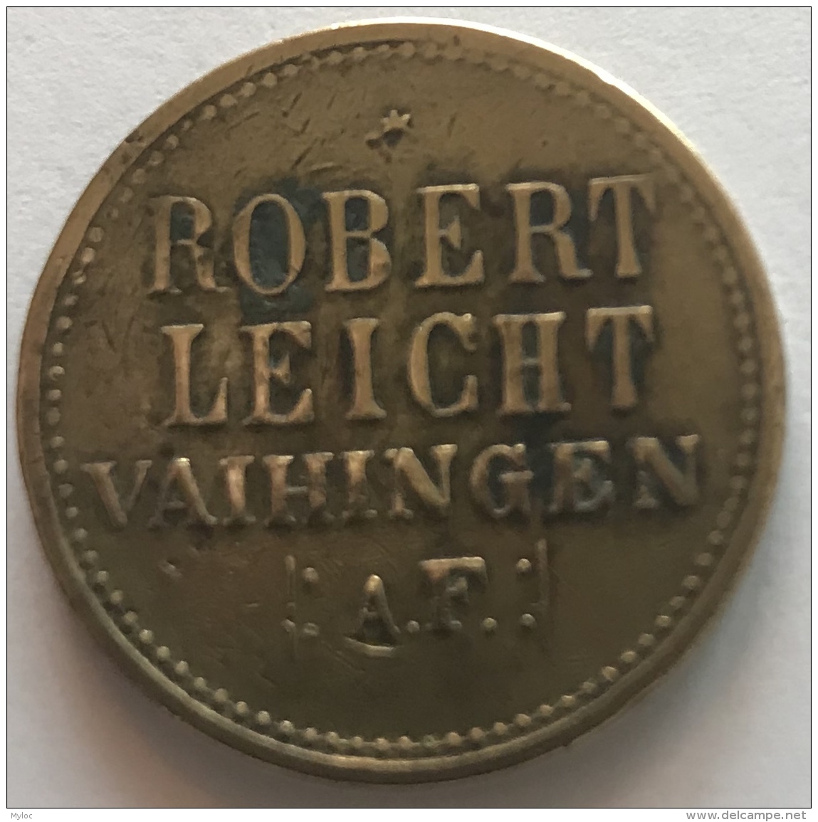 Jeton De Brasserie Robert Leicht à Vaihingen. 23 Mm - Autres & Non Classés