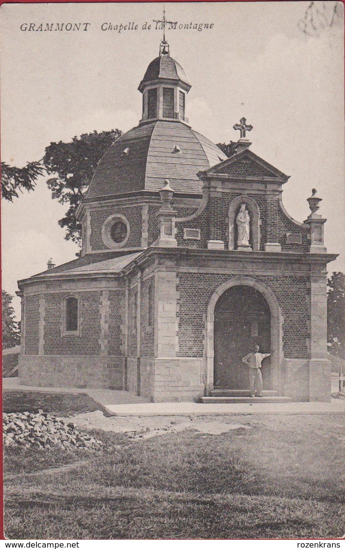 Geraardsbergen Grammont Bouwwerf (+/- 1906) Geanimeerd Chapelle De La Montagne Kapel Onze-Lieve-Vrouw Van Oudenberg OLV - Geraardsbergen