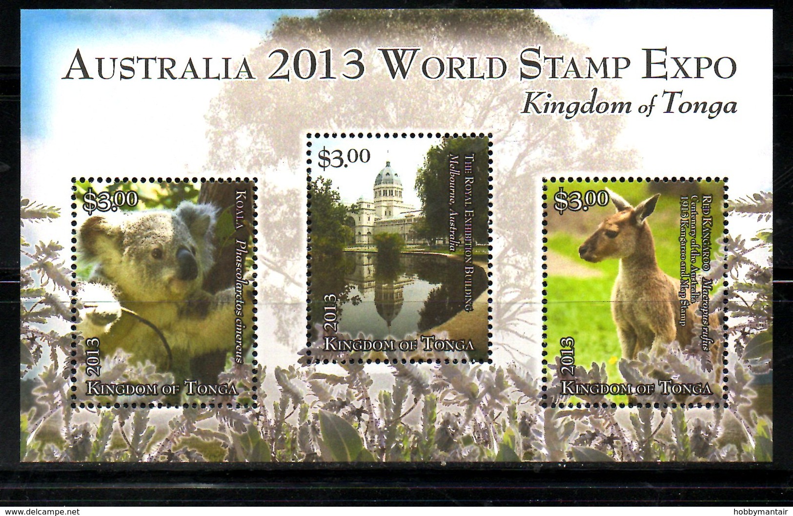 TONGA, 2014, ANIMALS, AUSTRALIA, S/S, MNH** - Other & Unclassified