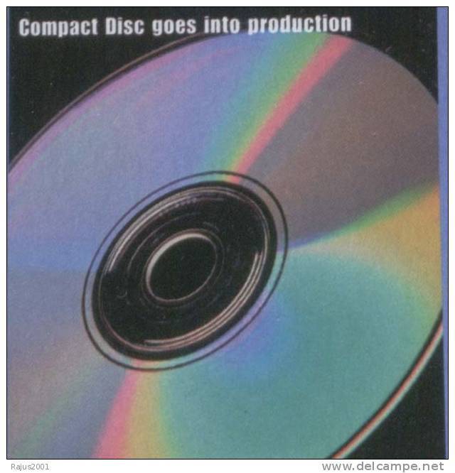 Compact Disc Goes Into Production, Computer, MNH Palau - Informatik
