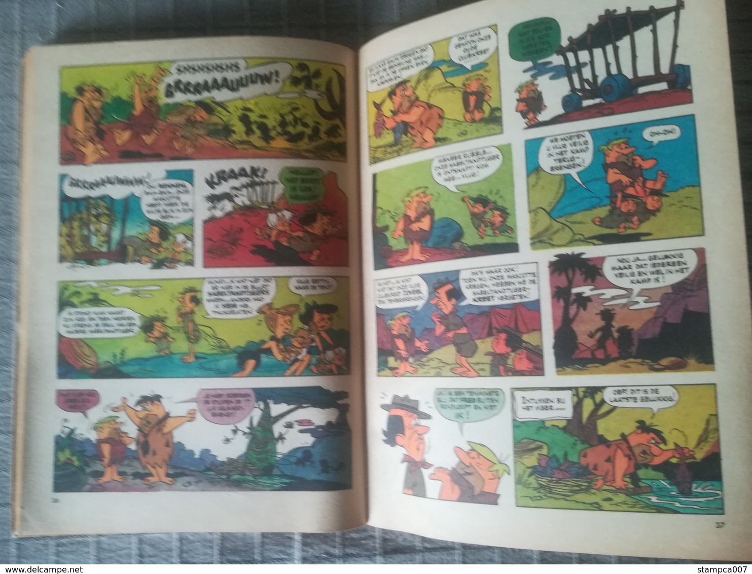 De Flintstones Strip BD Comic Cartoon 1967 Hanna Barbera - Andere & Zonder Classificatie
