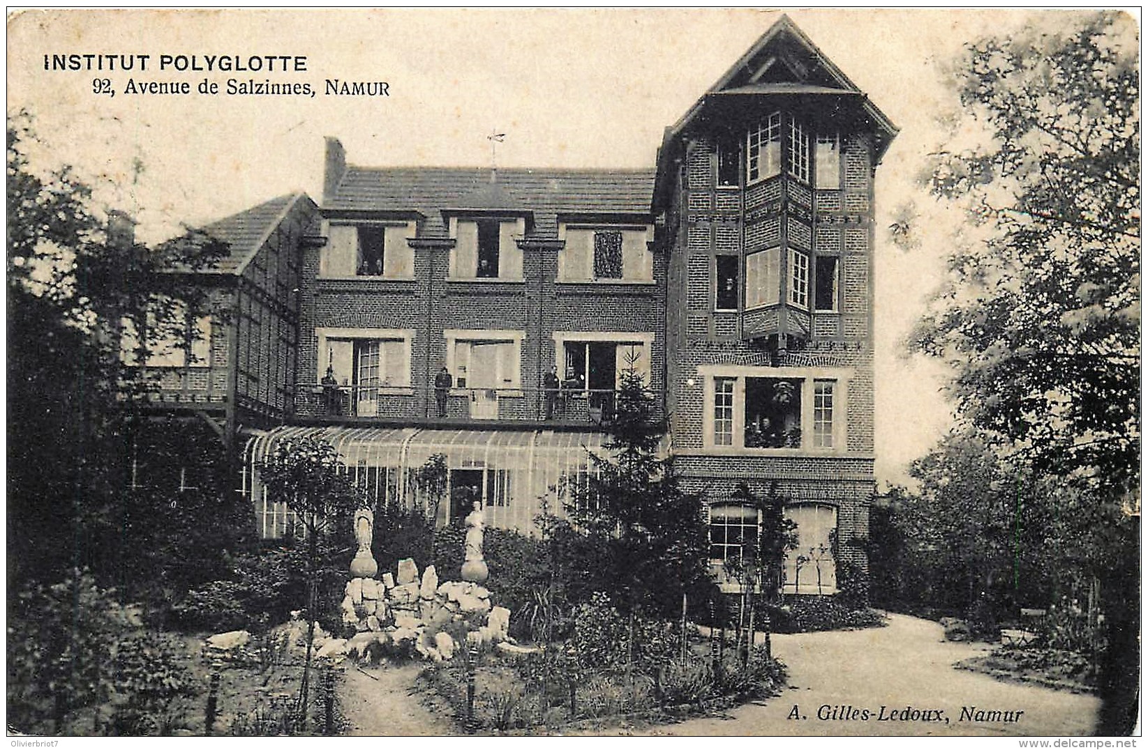 Belgique - Namur - Institut Polyglotte Avenue De Salzinnes - Namen