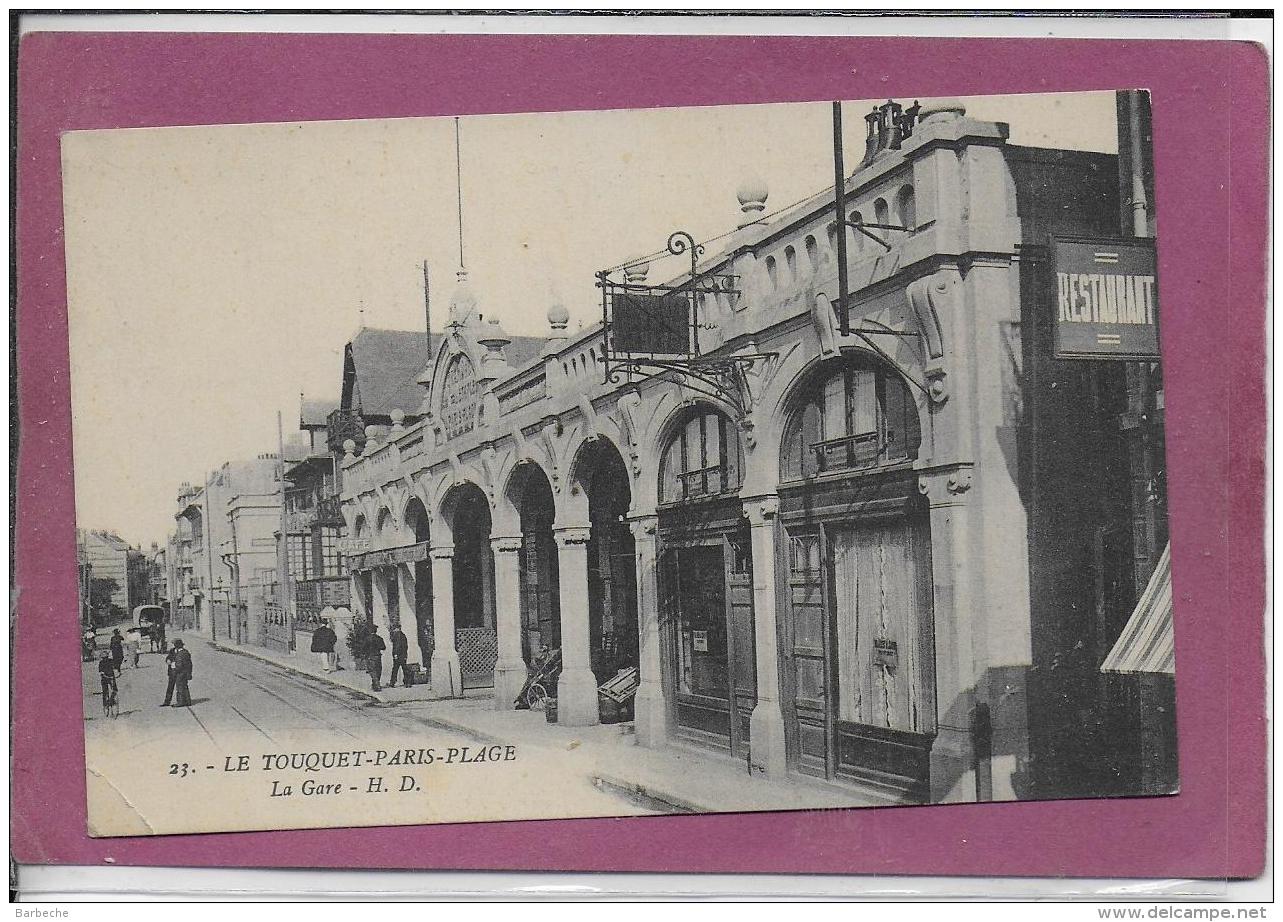 62.- LE TOUQUET PARIS-PLAGE .- La Gare - Le Touquet