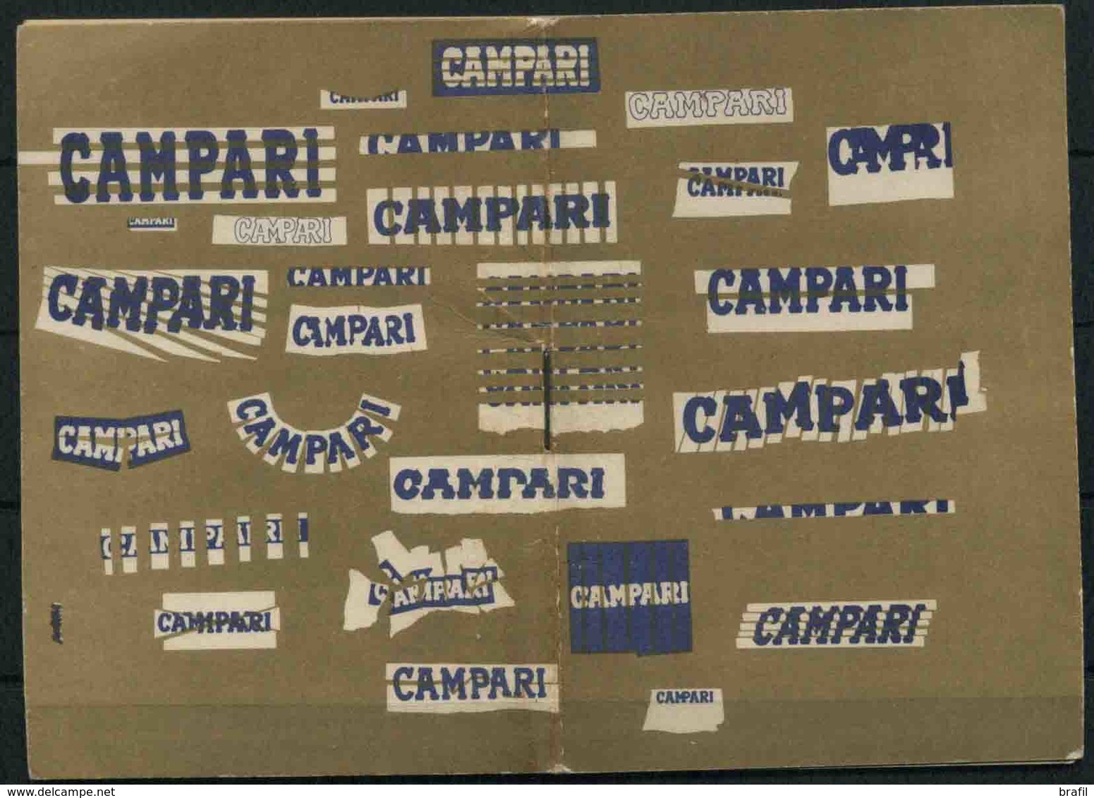 1966 Calendarietto Campari, Copertina  Di Bruno Munari Nuovo Ottime Condizioni - Klein Formaat: 1961-70