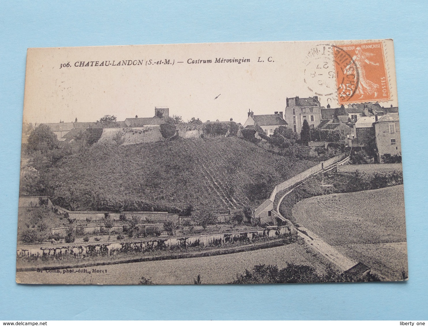 Castrum Mérovingien ( 306 - Coffin ) Anno 1927 ( Voir Photo ) ! - Chateau Landon