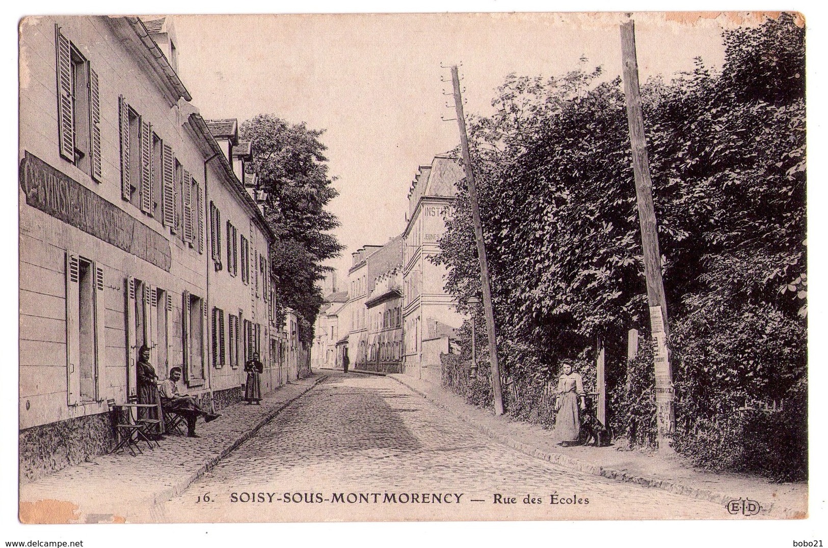 0757 - Soisy Sous Montmorency ( 95 ) - Rue Des écoles -E.L.D. N°16 - - Soisy-sous-Montmorency