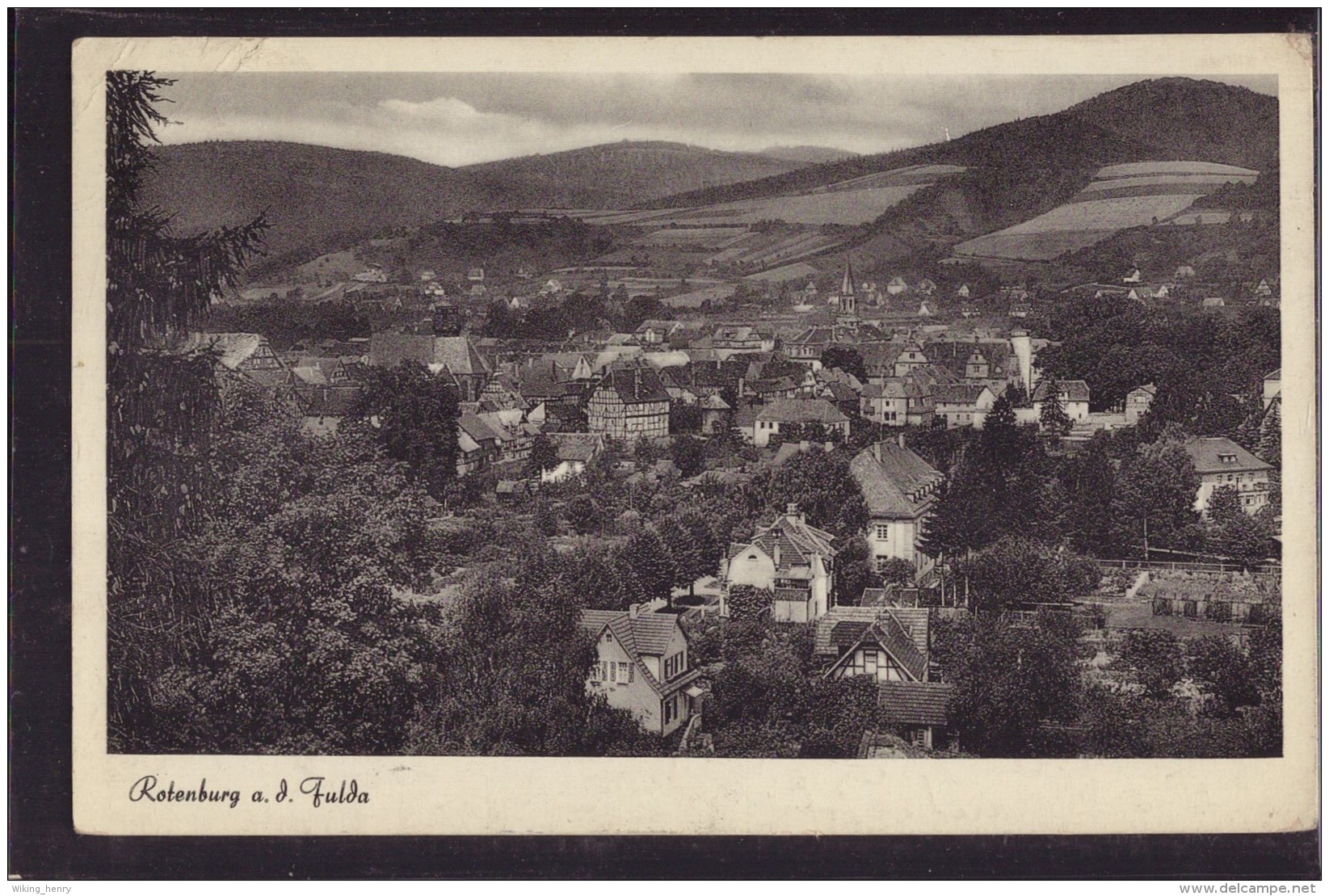 Rotenburg An Der Fulda - S/w Ortsansicht 1 - Rotenburg