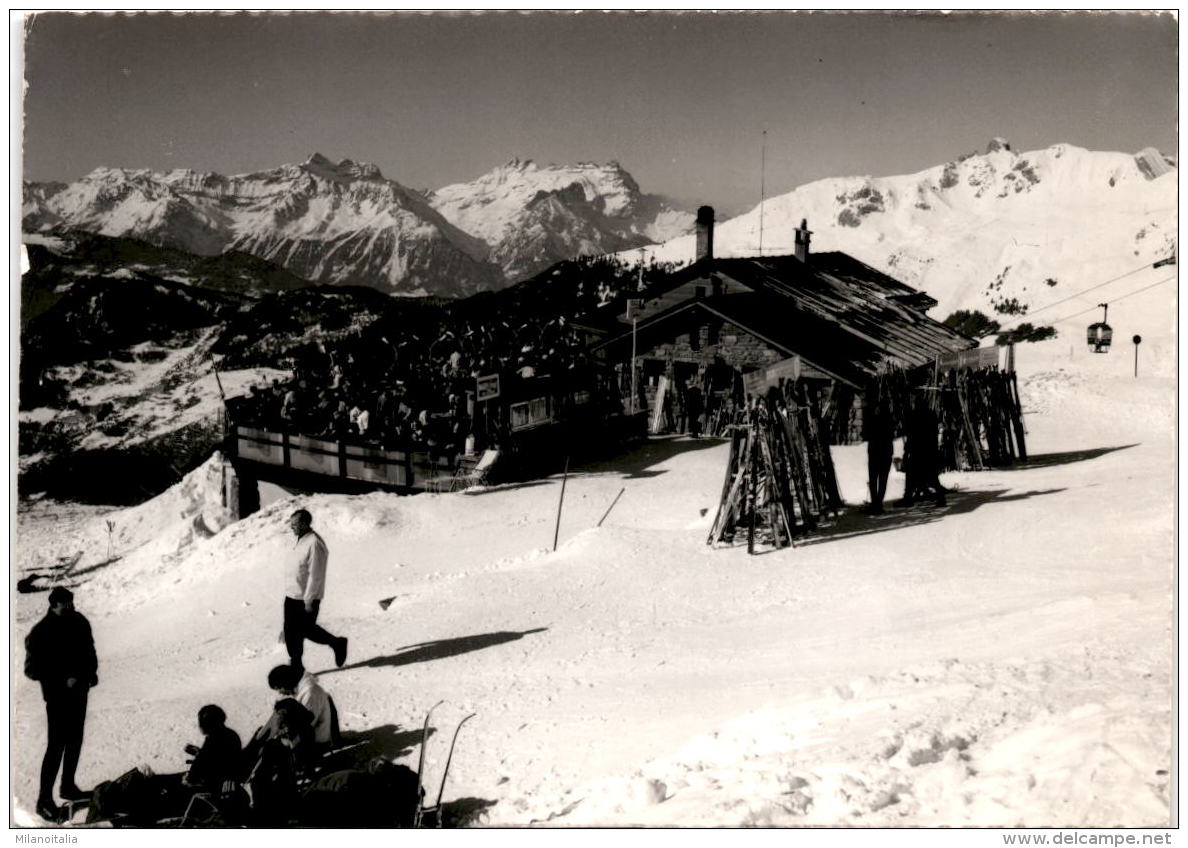 Verbier - Restaurant Des Ruinettes (7027) * 8. IV. 1966 - Otros & Sin Clasificación