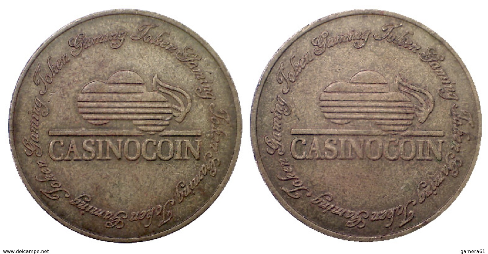 03123b GETTONE TOKEN JETON GAMING CASINO COIN BRASS - Casino