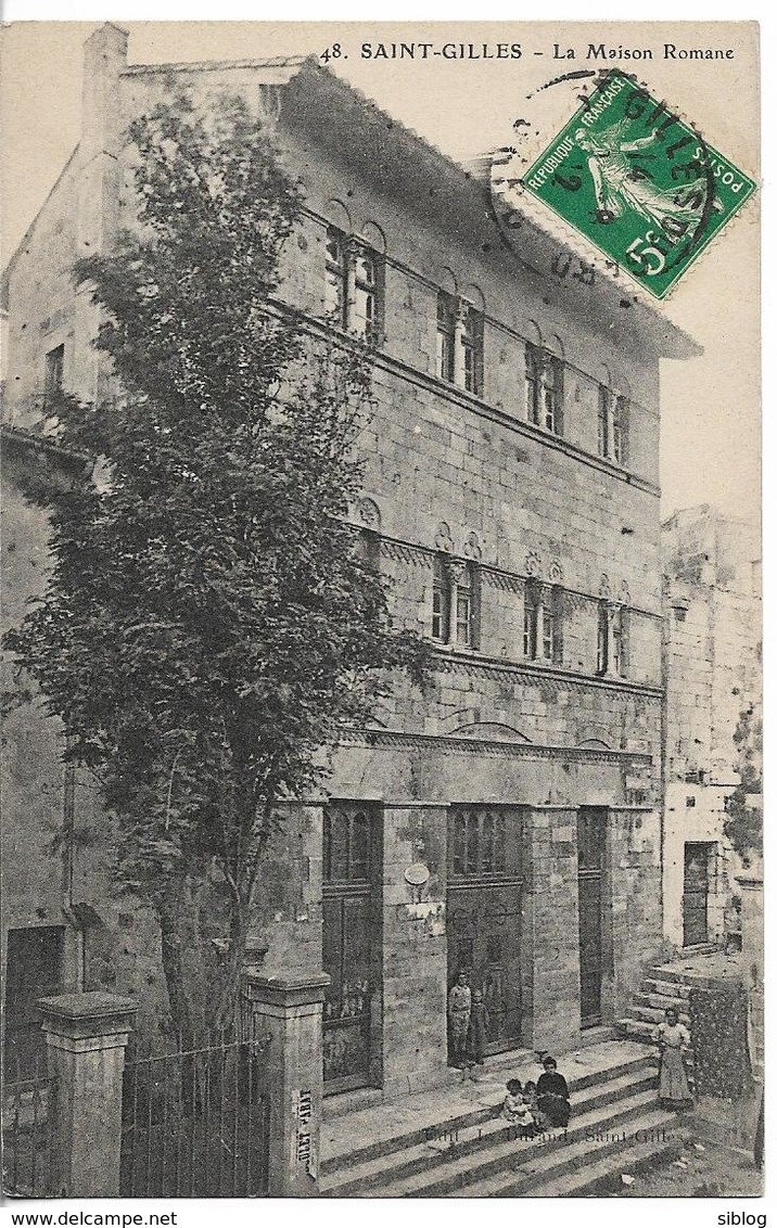 CPA -  SAINT GILLES - La Maison Romane - Saint-Gilles