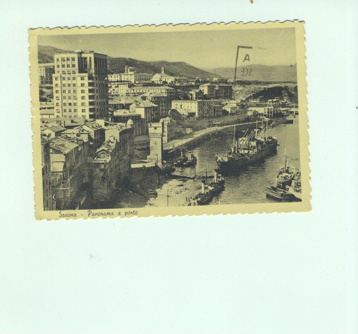 Cartolina SAVONA - Panorama E Porto - 1950 - Savona