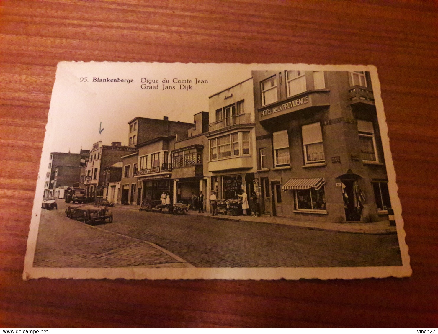 Blankenberghe Digue Du Comte Jean Hôtel De La Providence 1951 - Blankenberge