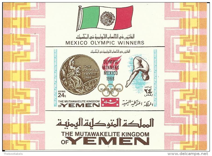 YEMEN 1968   MEXICO OLYMPIC - Yemen