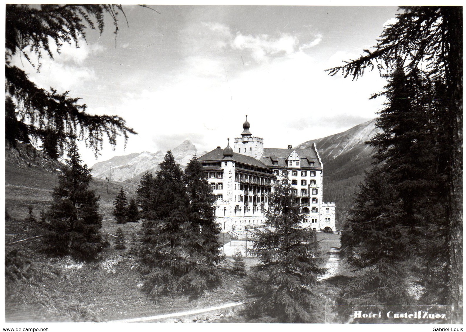 Hotel Castell Zuoz (carte Grand Format 10X15 Cm) - Zuoz