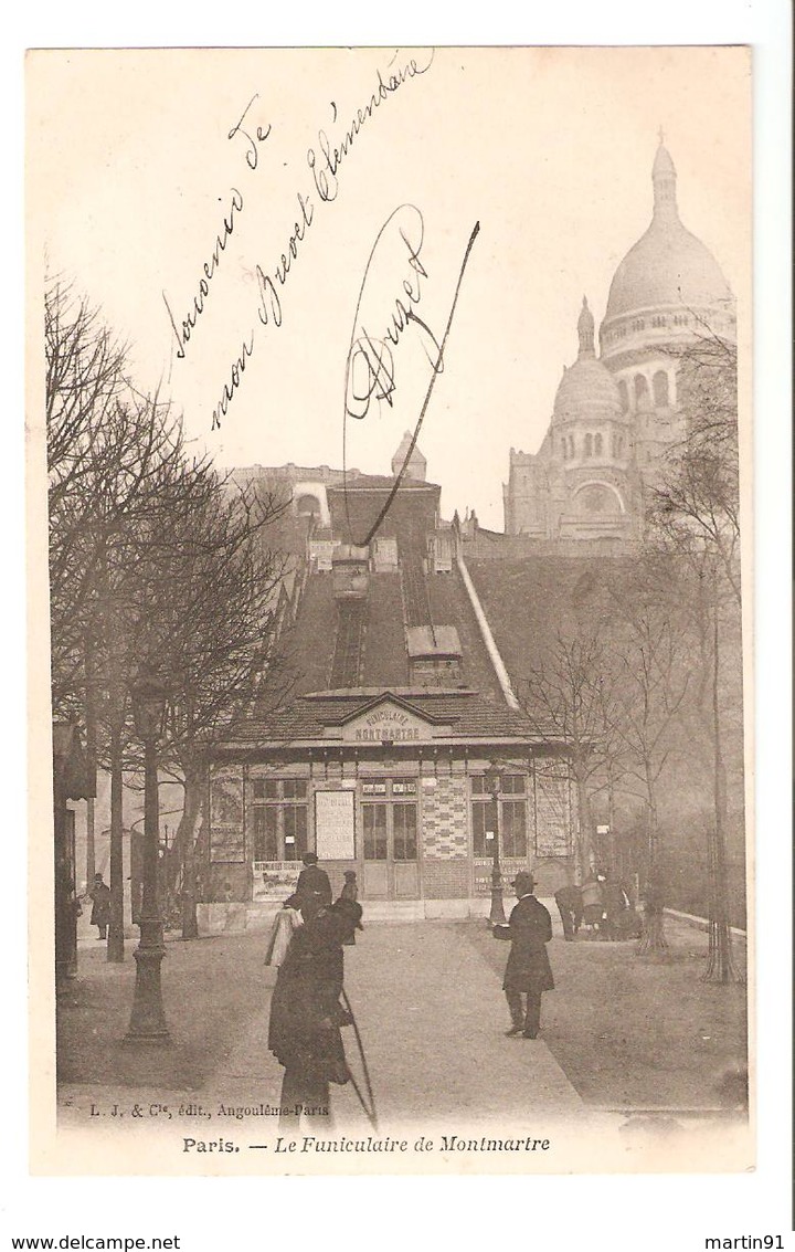 Paris - Le Funiculaire De Montmartre - Arrondissement: 18