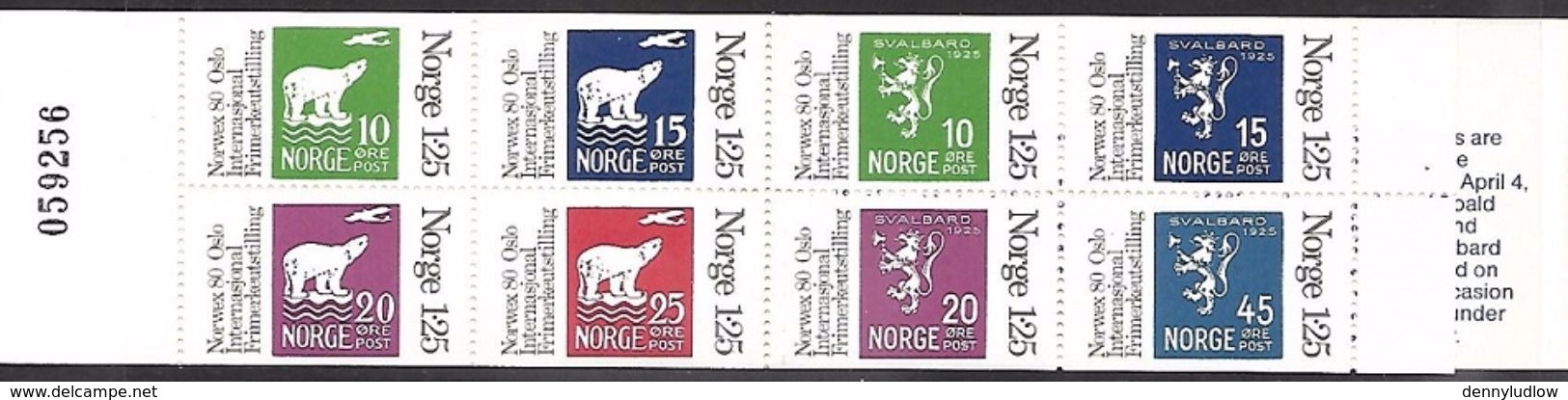 Norway   1978   Sc#733 Booklet MNH**  2016 Scott Value $8 - Carnets