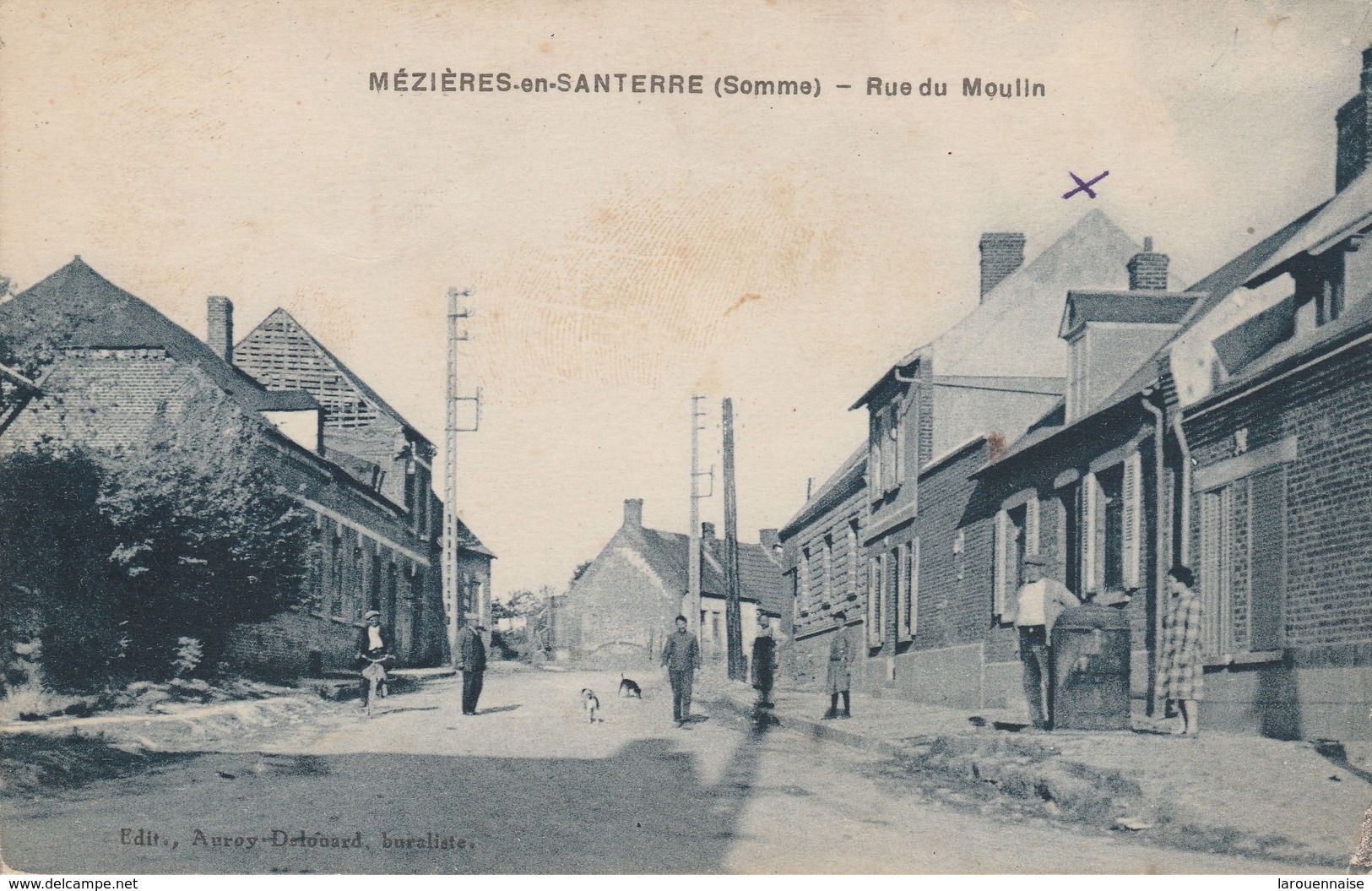 80 - MEZIERES EN SANTERRE - Rue Du Moulin - Autres & Non Classés