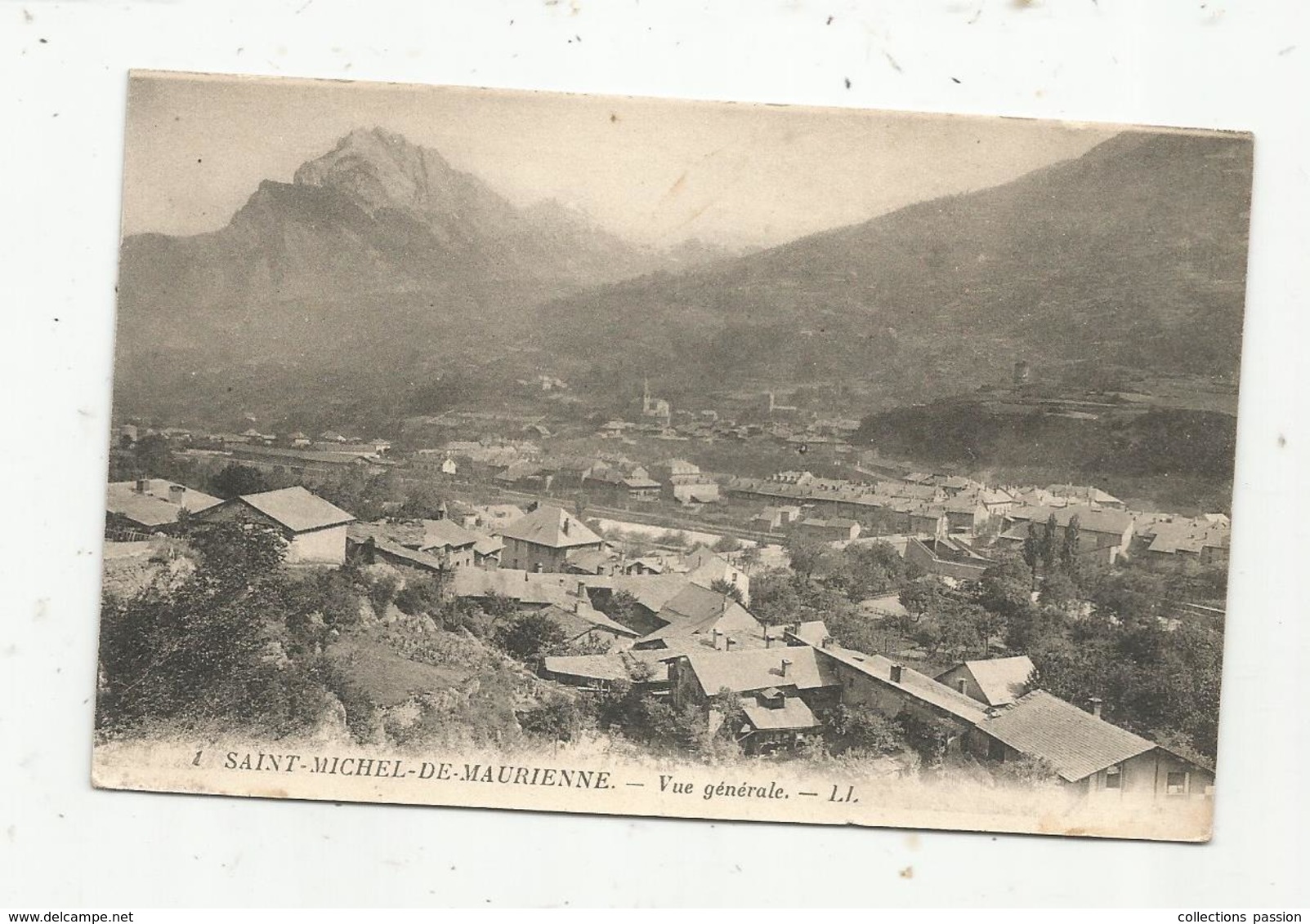 Cp , 73 , SAINT MICHEL DE MAURIENNE, Vue Générale , Vierge - Saint Michel De Maurienne