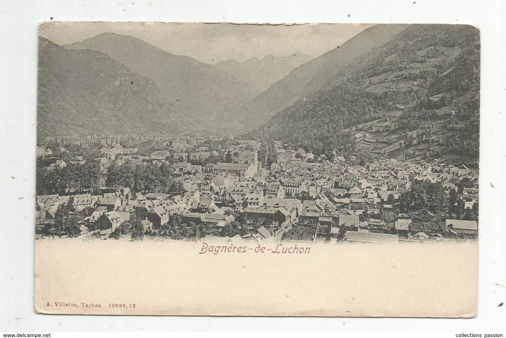 Cp , 31, BAGNERES DE LUCHON , Ed. Villatte , Vierge , Dos Simple - Autres & Non Classés