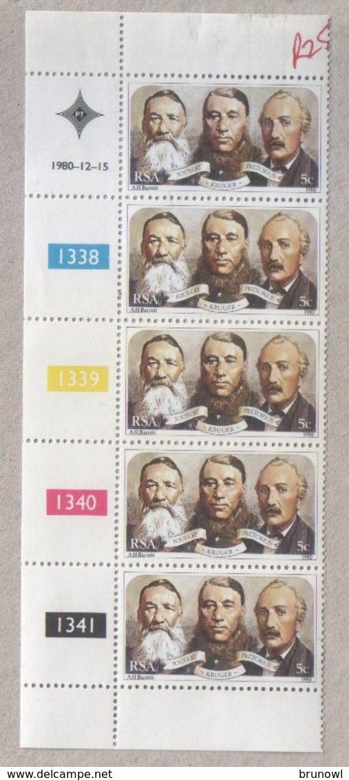 South Africa 1979 1980 Blocks of 27 MNH Commemorative Stamps FAK Paardekraal Diamond Leipoldt UoP