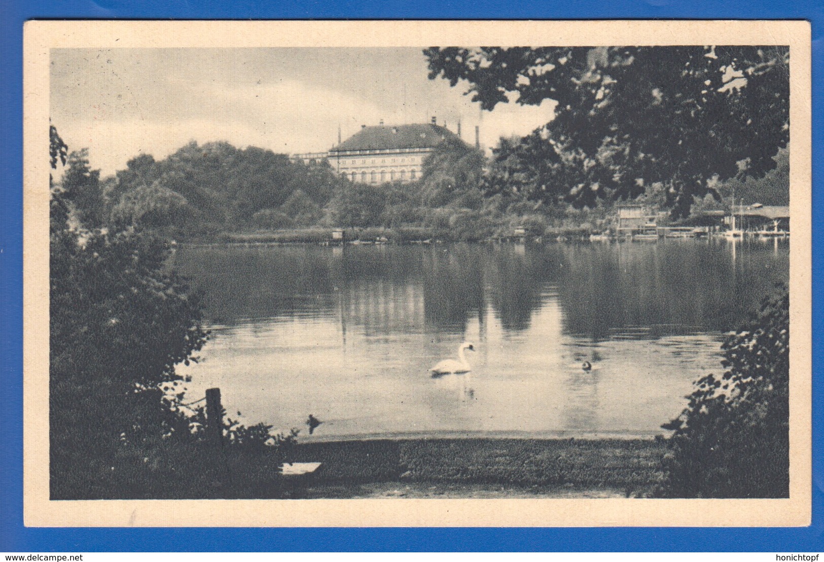 Deutschland; Zwickau; Schwanenteich; Konzerthaus; 1945 - Zwickau