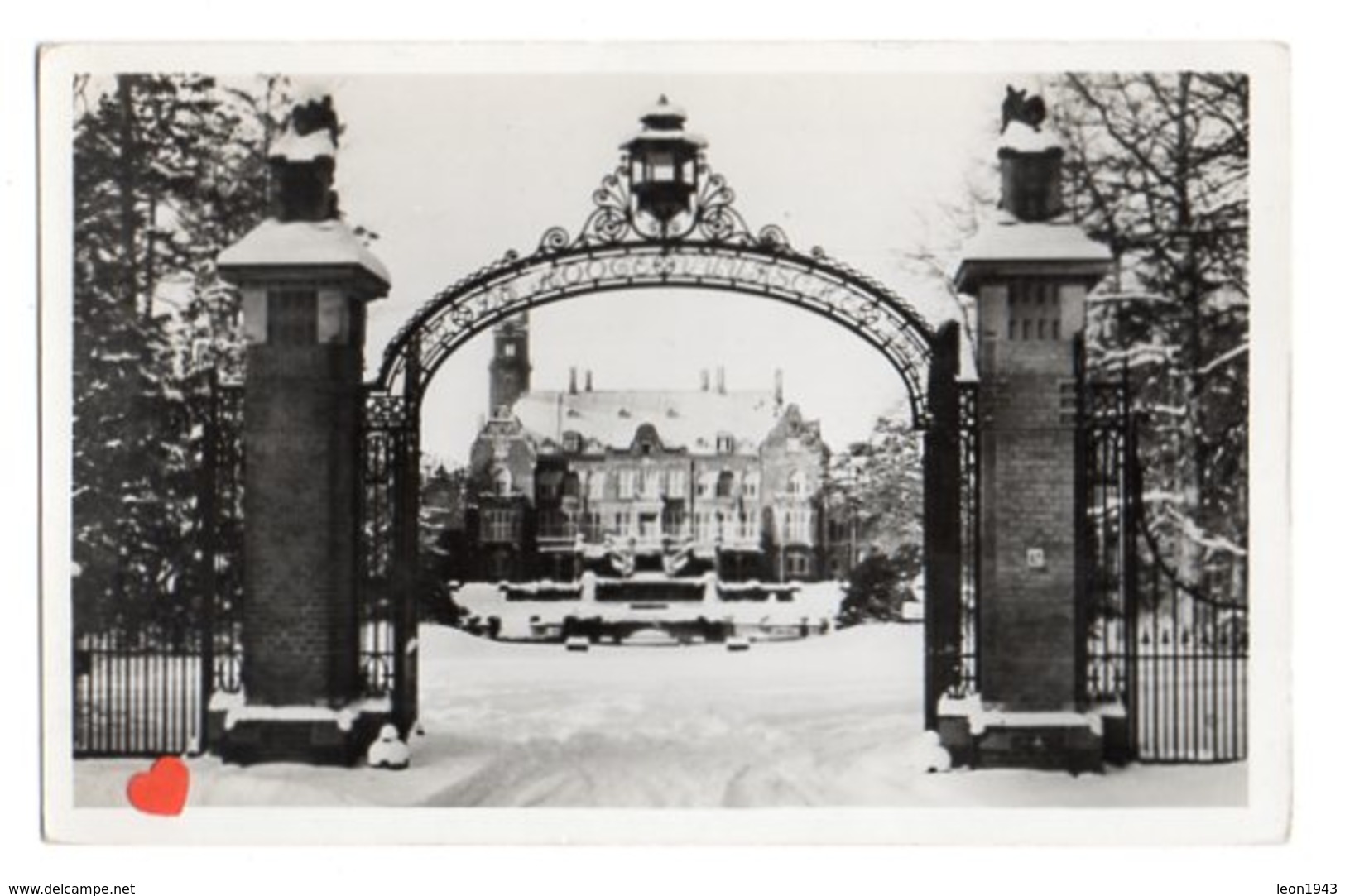 21193-LE-PAYS BAS-Kasteel De Hooge Vuursche Baarn-------------sous La Neige - Baarn