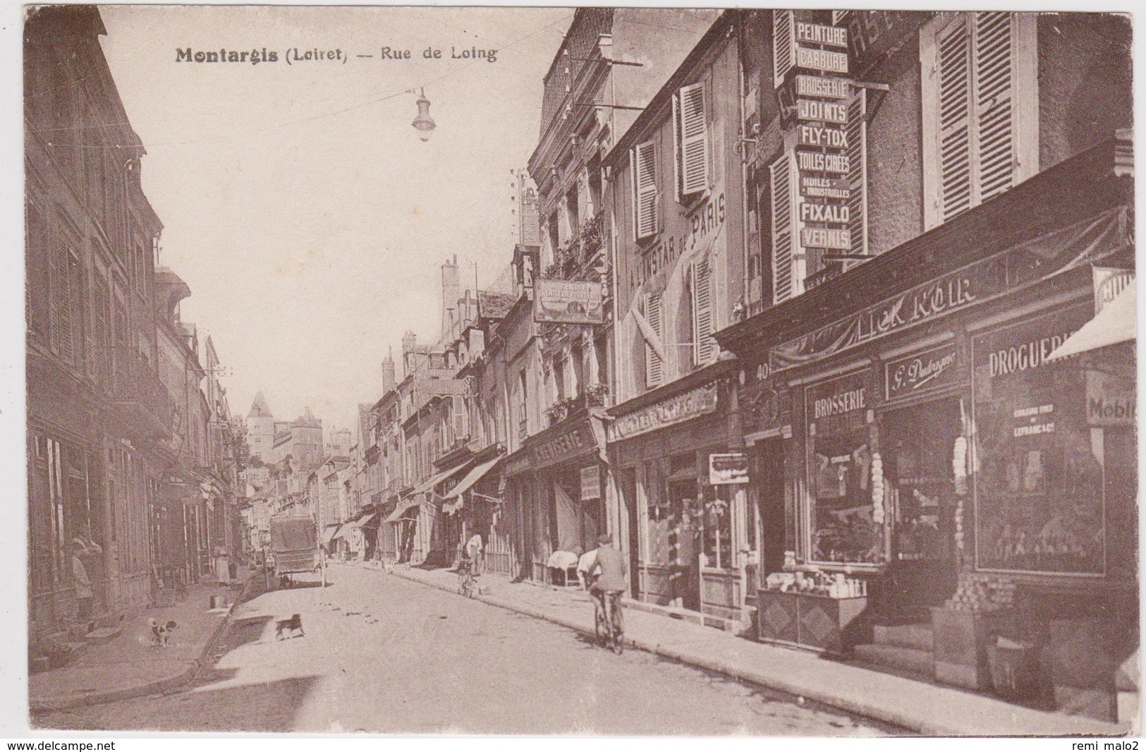 CARTE POSTALE   MONTARGIS 45  Rue De Loing - Montargis