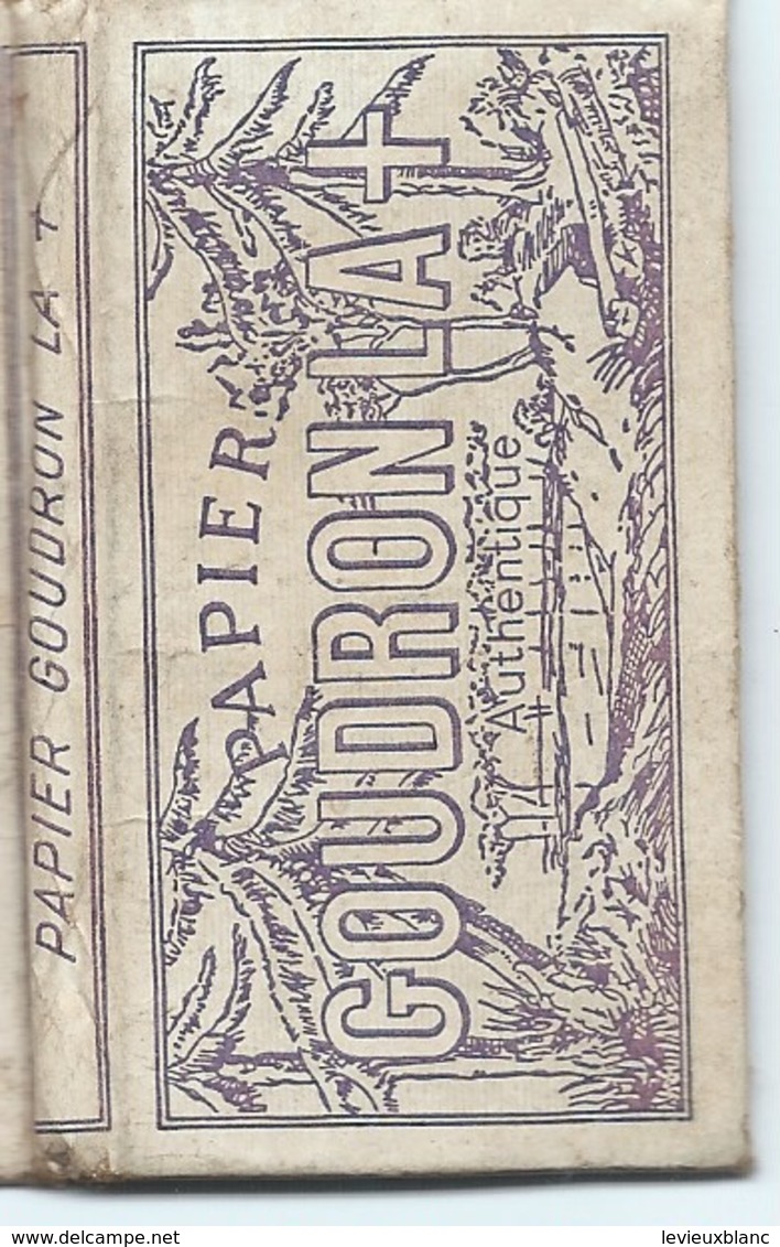 Carnet De Papier à Cigarettes/ Papier Goudron Authentique/ Papier GOUDRON La +/N°110/Paris 1900/Vers 1920-1950     CIG41 - Other & Unclassified