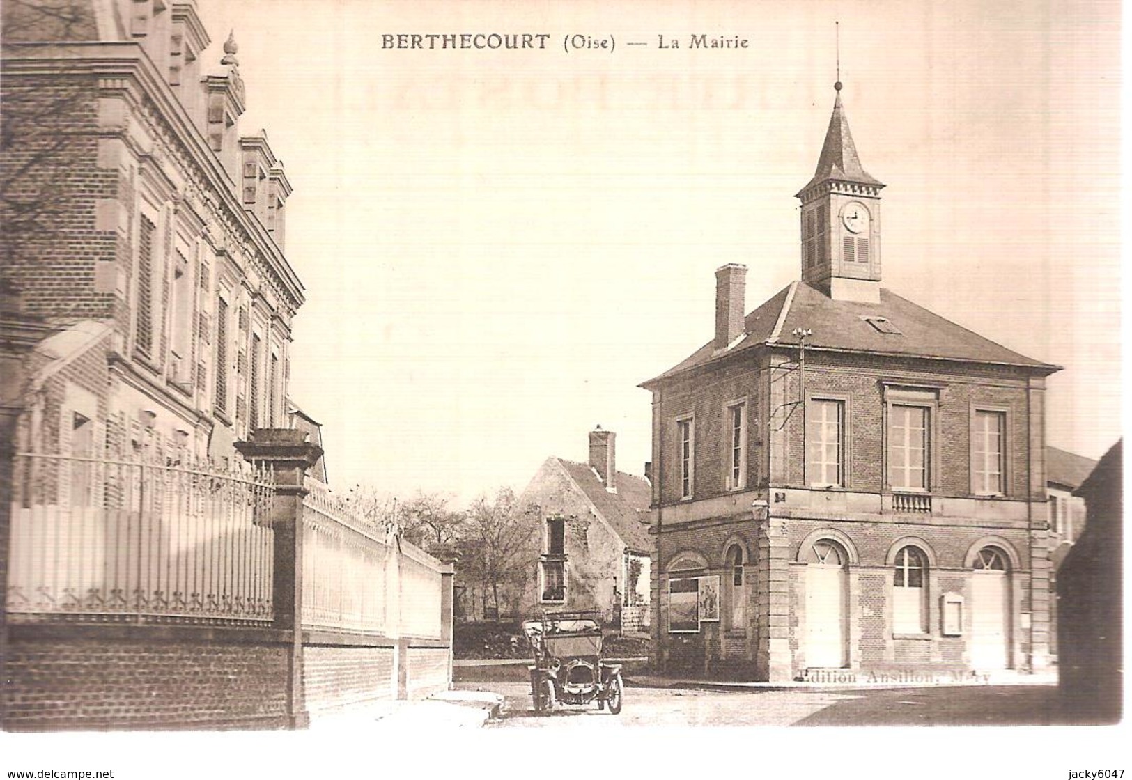 60 - Berthecourt (oise) - La Mairie - Altri & Non Classificati