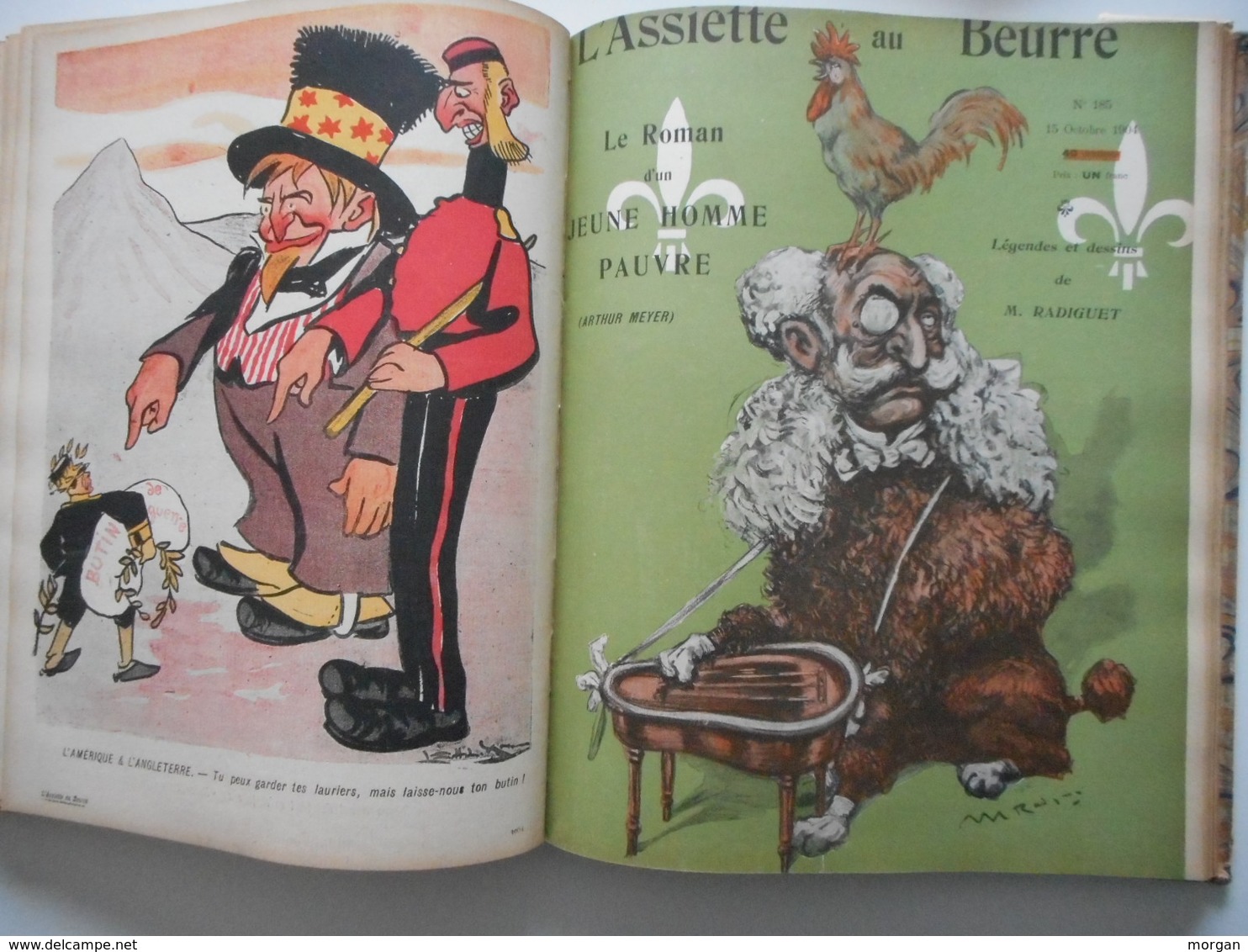 L'ASSIETTE AU BEURRE, ANNEE 1904, 2 VOLUMES, RELIURES, COMPLET