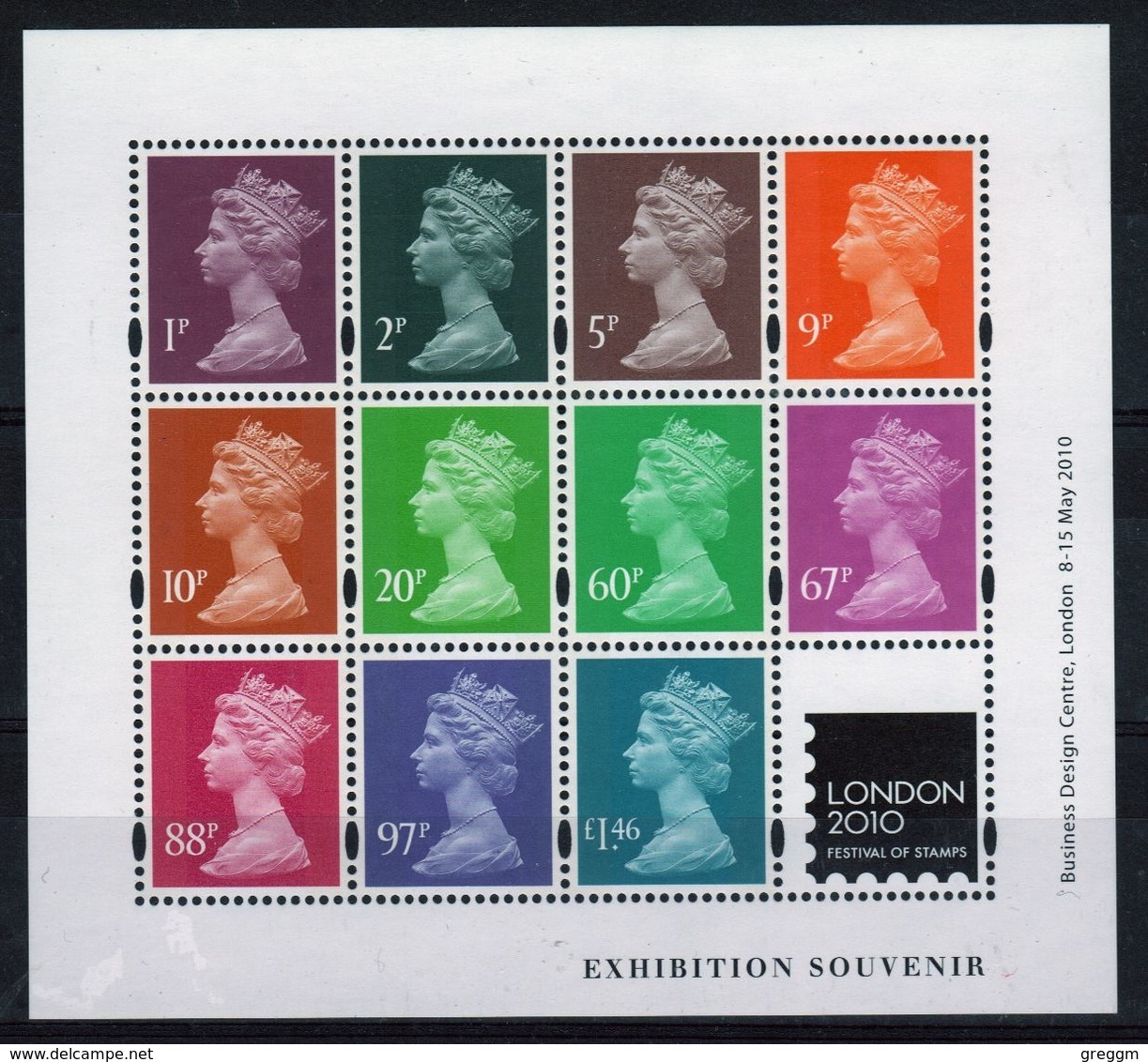 GB 2010 Mini Sheet Celebrating Festival Of Stamps Jeffery Matthews Unmounted Mint Condition. - Blocks & Miniature Sheets