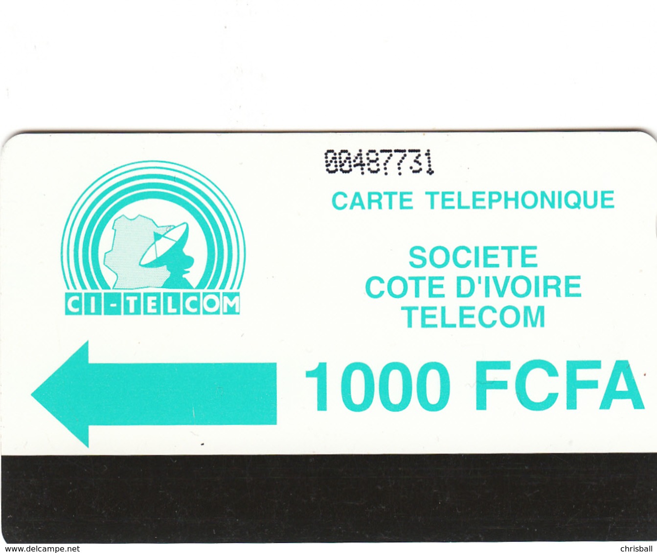 Ivory Coast  Phonecard - Superb Fine Used - Costa D'Avorio