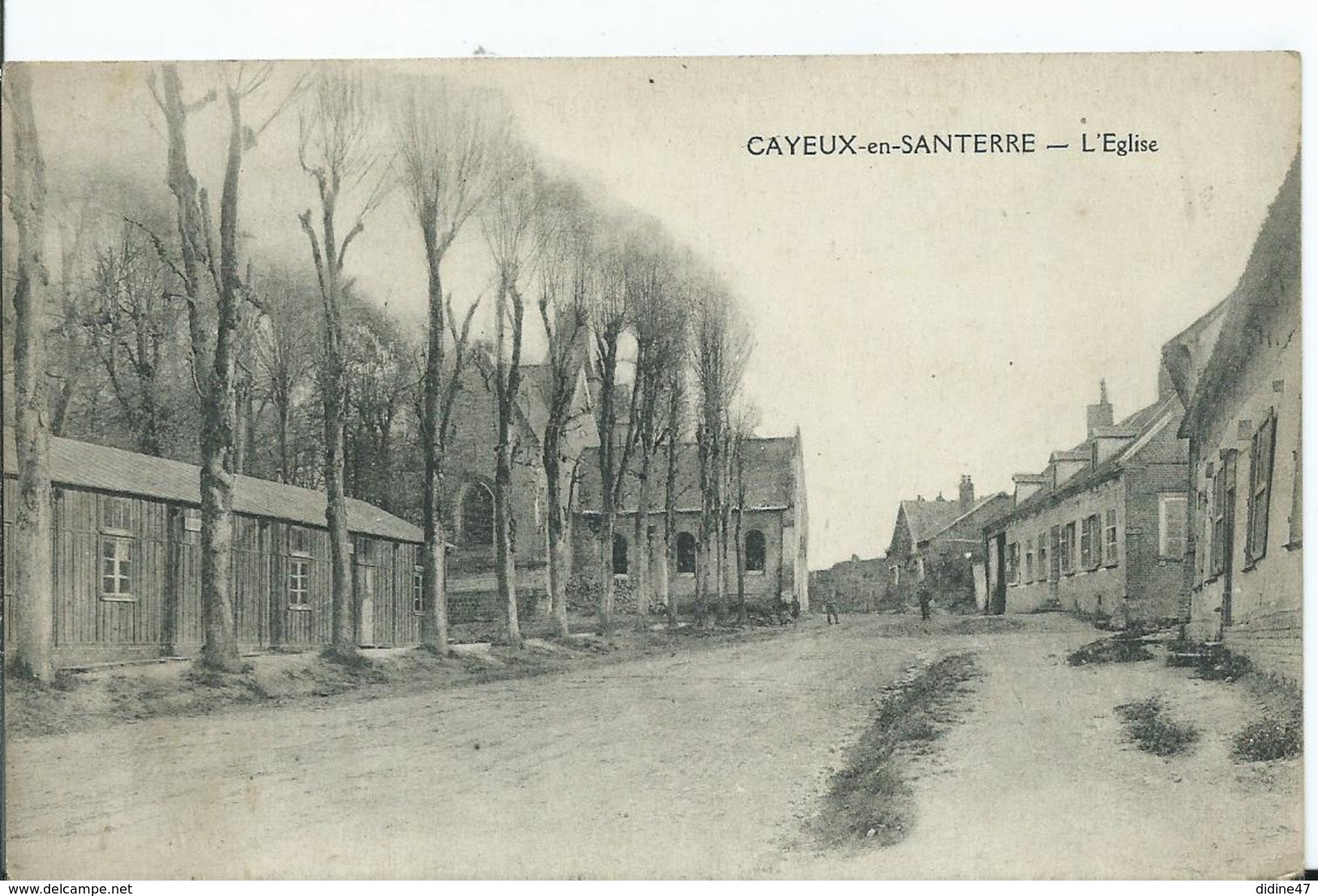 CAYEUX EN SANTERRE - L'église - Autres & Non Classés