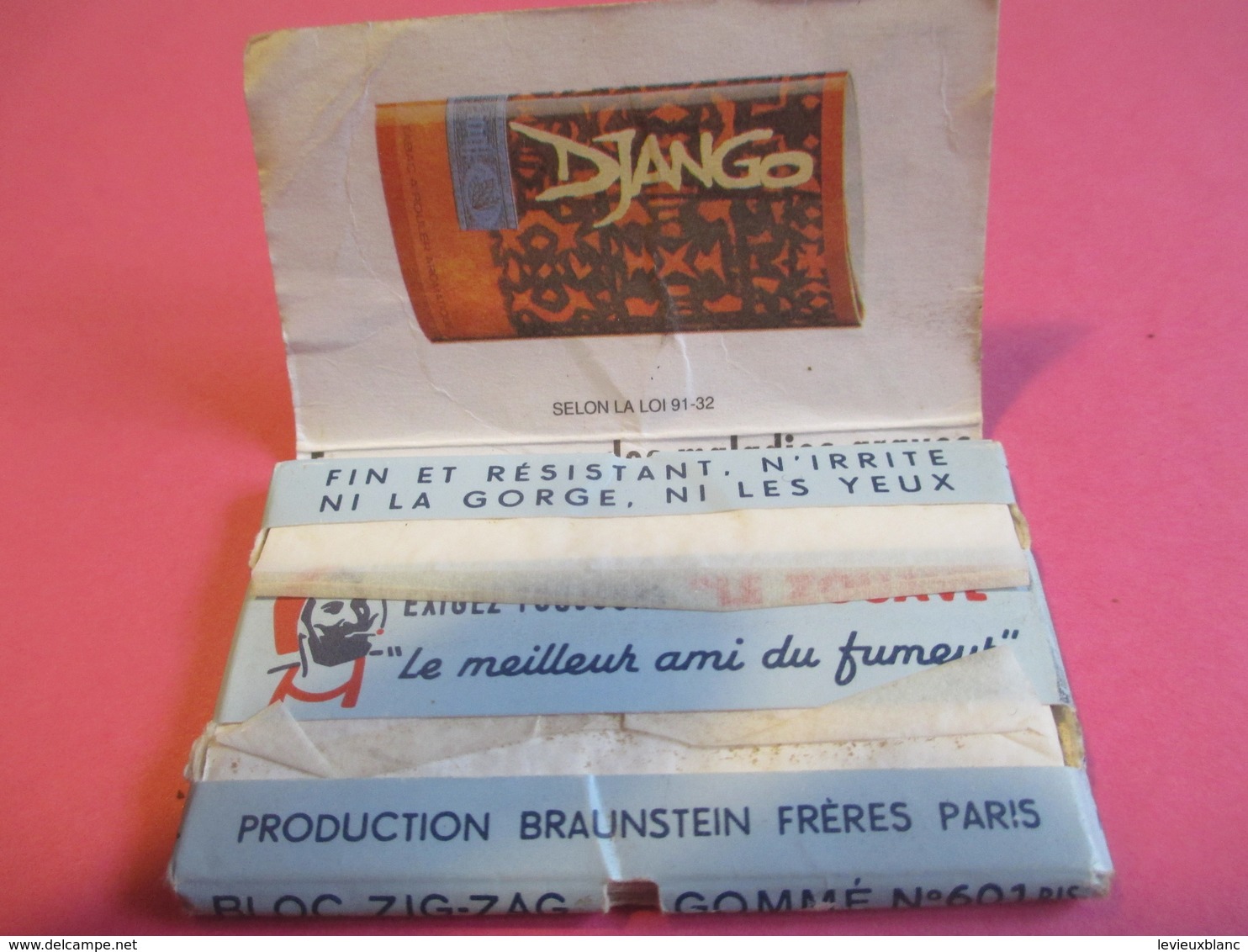 Carnet Papier Cigarettes/ZIG-ZAG Gommé Automatique/Superfin/Le Zouave/Braustein Fréres Paris /Vers1960-1970      CIG48 - Autres & Non Classés