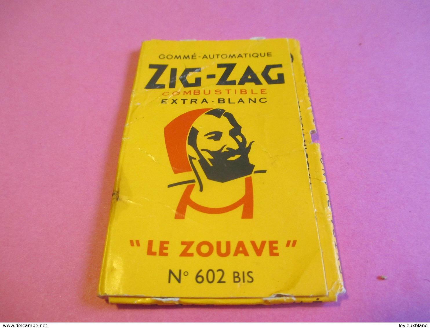 Carnet Papier Cigarettes/ZIG-ZAG Gommé Automatique/combustible/Le Zouave/Braustein Fréres Paris/Vers1960-1970      CIG49 - Autres & Non Classés