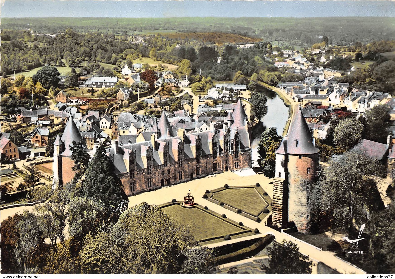 56-JOSSELIN- VUE DU CIEL - Josselin