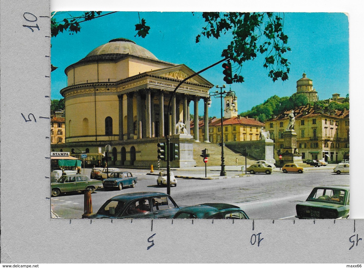 CARTOLINA VG ITALIA - TORINO - Chiesa Della Gran Madre Di Dio - 10 X 15 - ANN. 1974 - Kirchen