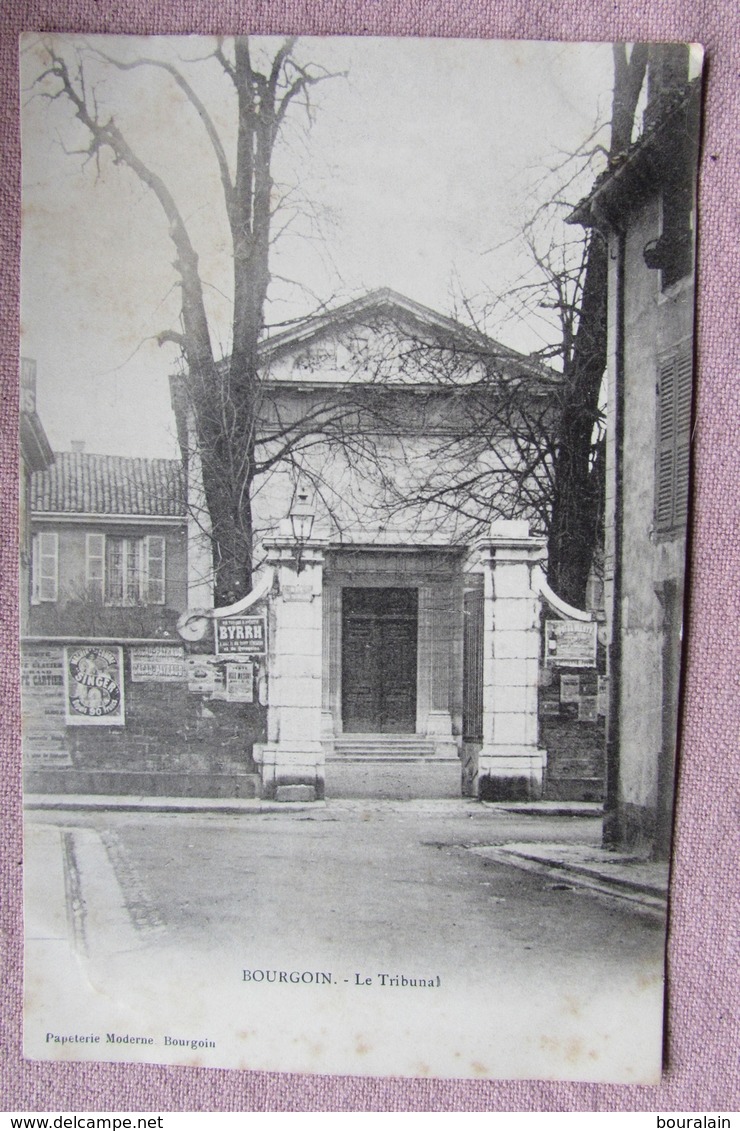 38 Bourgoin - Le Tribunal - Papeterie Moderne - Bourgoin